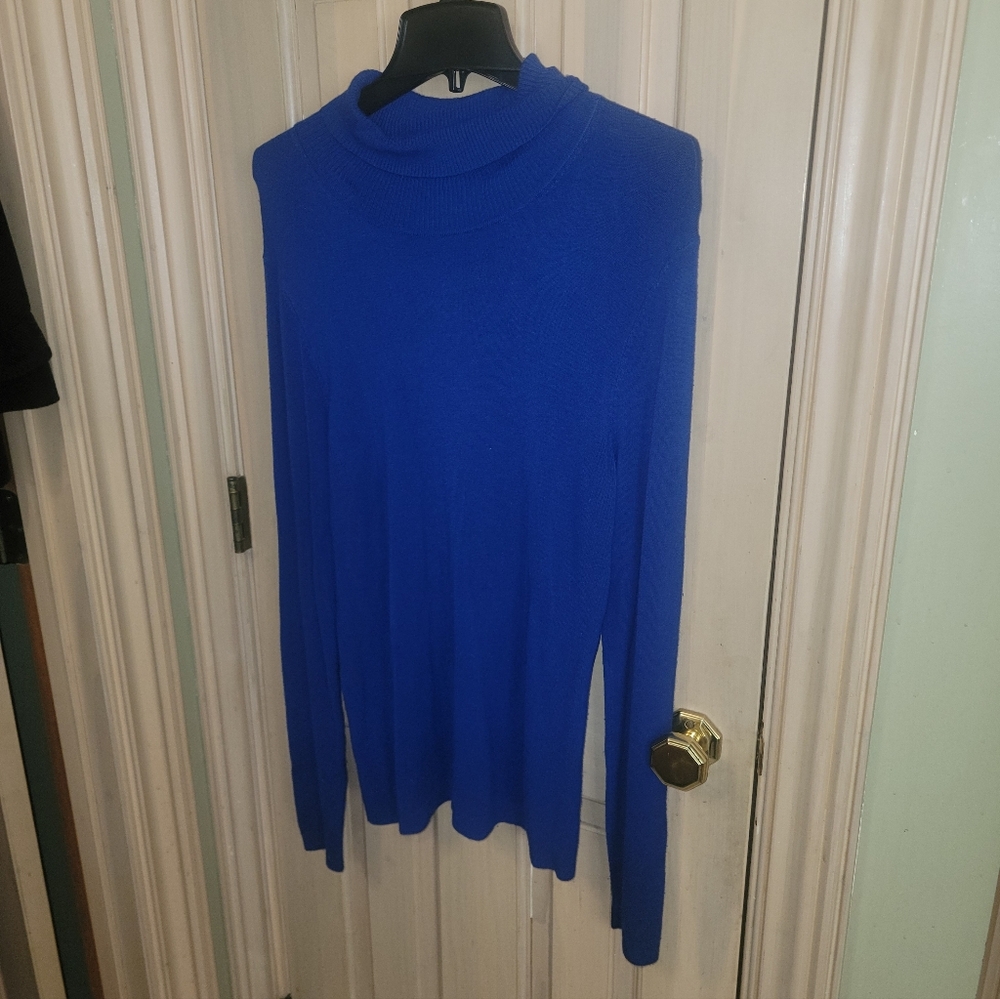 Misses XL Motive Royal Blue Turtleneck Sweater Layering